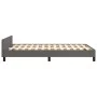 Bed frame with headboard gray synthetic leather 120x200cm by , Beds and slatted bases - Ref: Foro24-3125504, Price: 188,78 €,...