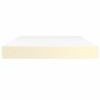 Cream synthetic leather pocket spring mattress 140x190x20cm by , Mattresses - Ref: Foro24-347784, Price: 239,28 €, Discount: %