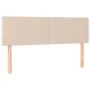 Box spring bed with cappuccino synthetic leather mattress 140x190cm by , Beds and slatted bases - Ref: Foro24-3130660, Price:...