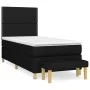 Box spring bed with black fabric mattress 80x200 cm by , Beds and slatted bases - Ref: Foro24-3137031, Price: 301,98 €, Disco...