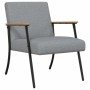 sillón Gris Claro 59 x 75 x 78 cm tela en Sillones | Comprar online en Foro24