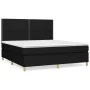 Boxspringbett mit schwarzer Stoffmatratze 160x200 cm von , Betten und Lattenroste - Ref: Foro24-3142267, Preis: 545,78 €, Rab...