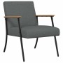 sillón Gris oscuro 59 x 75 x 78 cm tela en Sillones | Comprar online en Foro24