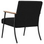 sillón Negro 59 x 75 x 78 cm tela en Sillones | Comprar online en Foro24
