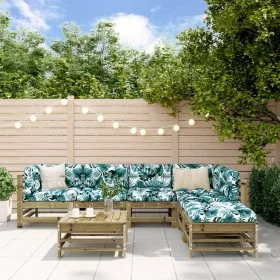 7-piece garden furniture set made of impregnated pine wood by , Garden sets - Ref: Foro24-3186444, Price: 398,26 €, Discount: %