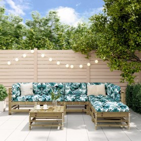 7-teiliges Gartenmöbel-Set aus imprägniertem Kiefernholz von , Gartensets - Ref: Foro24-3186444, Preis: 403,63 €, Rabatt: %