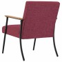 sillón Rojo vino 59 x 75 x 78 cm tela en Sillones | Comprar online en Foro24