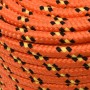Orange polypropylene boat rope 12 mm 25 m by , Ropes and metal cords - Ref: Foro24-152670, Price: 19,35 €, Discount: %