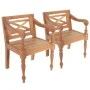 Batavia Stühle 2 Stk. massives Mahagoniholz hellbraun von , Essstühle - Ref: Foro24-246964, Preis: 221,10 €, Rabatt: %