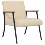 sillón Crema 59 x 75 x 78 cm tela en Sillones | Comprar online en Foro24