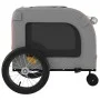 Bicycle pet trailer, iron frame, Oxford fabric in orange and grey. by , pet strollers - Ref: Foro24-93851, Price: 106,23 €, D...