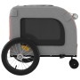 Fahrradanhänger Haustiere Bügeleisen Oxford Stoff orangegrau von , Kinderwagen für Haustiere - Ref: Foro24-93851, Preis: 108,...