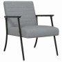 sillón Gris Claro 59 x 75 x 78 cm tela en Sillones | Comprar online en Foro24