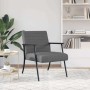 sillón Gris oscuro 59 x 75 x 78 cm tela en Sillones | Comprar online en Foro24