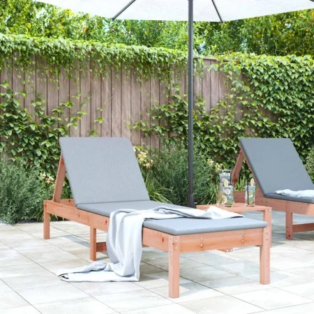 Tumbona de madera maciza douglas 199,5x60x74 cm de , Tumbonas - Ref: Foro24-825075, Precio: 105,81 €, Descuento: %
