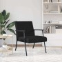 sillón Negro 59 x 75 x 78 cm tela en Sillones | Comprar online en Foro24