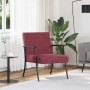 sillón Rojo vino 59 x 75 x 78 cm tela en Sillones | Comprar online en Foro24