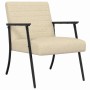 sillón Crema 59 x 75 x 78 cm tela en Sillones | Comprar online en Foro24
