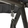 Convertible garden swing with canopy in anthracite color, 198x120x205 cm. by vidaXL, Garden rockers - Ref: Foro24-45074, Pric...