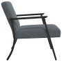 sillón Gris oscuro 59 x 75 x 78 cm Terciopelo en Sillones | Comprar online en Foro24