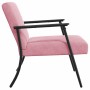 sillón Rosa 59 x 75 x 78 cm Terciopelo en Sillones | Comprar online en Foro24