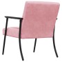 sillón Rosa 59 x 75 x 78 cm Terciopelo en Sillones | Comprar online en Foro24