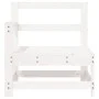 Corner garden sofas 2 units solid white pine wood by , Modular outdoor sofas - Ref: Foro24-825507, Price: 134,75 €, Discount: %