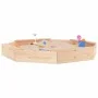 Sandpit with octagonal solid pine wood seats by , sandboxes - Ref: Foro24-825016, Price: 69,77 €, Discount: %