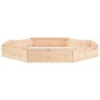Sandpit with octagonal solid pine wood seats by , sandboxes - Ref: Foro24-825016, Price: 72,89 €, Discount: %