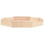 Sandpit with octagonal solid pine wood seats by , sandboxes - Ref: Foro24-825016, Price: 69,77 €, Discount: %