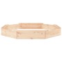 Sandpit with octagonal solid pine wood seats by , sandboxes - Ref: Foro24-825016, Price: 72,89 €, Discount: %