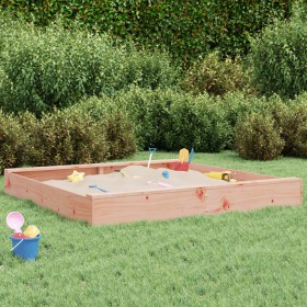 Sandbox with solid Douglas fir square seats by , sandboxes - Ref: Foro24-825042, Price: 107,68 €, Discount: %