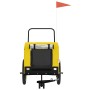 Fahrradanhänger Haustiere Eisen Stoff Oxford gelb schwarz von , Kinderwagen für Haustiere - Ref: Foro24-94029, Preis: 123,18 ...