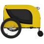 Fahrradanhänger Haustiere Eisen Stoff Oxford gelb schwarz von , Kinderwagen für Haustiere - Ref: Foro24-94029, Preis: 123,18 ...