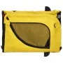 Bicycle trailer for pets, made of iron and Oxford fabric in yellow and black. by , pet strollers - Ref: Foro24-94029, Price: ...