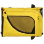 Remolque bicicleta mascotas hierro tela Oxford amarillo negro de , Cochecitos para mascotas - Ref: Foro24-94029, Precio: 123,...