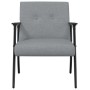 sillón Gris Claro 59 x 75 x 78 cm tela en Sillones | Comprar online en Foro24