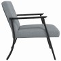 sillón Gris Claro 59 x 75 x 78 cm tela en Sillones | Comprar online en Foro24