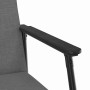 sillón Gris oscuro 59 x 75 x 78 cm tela en Sillones | Comprar online en Foro24