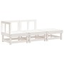 3-piece solid white pine wood garden furniture set by , Modular outdoor sofas - Ref: Foro24-825409, Price: 161,93 €, Discount: %