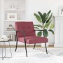 sillón Rojo vino 59 x 75 x 78 cm tela en Sillones | Comprar online en Foro24