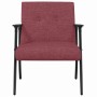 sillón Rojo vino 59 x 75 x 78 cm tela en Sillones | Comprar online en Foro24