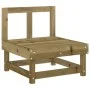 3-piece garden furniture set made of impregnated pine wood by , Modular outdoor sofas - Ref: Foro24-825414, Price: 142,51 €, ...