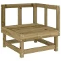 3-piece garden furniture set made of impregnated pine wood by , Modular outdoor sofas - Ref: Foro24-825414, Price: 142,51 €, ...