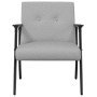 sillón Gris Nube 59 x 75 x 78 cm tela en Sillones | Comprar online en Foro24