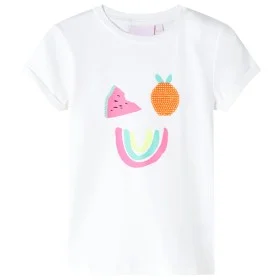 Child's t-shirt in off-white color, size 104. by , Kids T-shirts - Ref: Foro24-11380, Price: 8,30 €, Discount: %