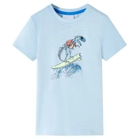 Hellblaues Kinder-T-Shirt 116 von , Kinder-T-Shirts - Ref: Foro24-12561, Preis: 7,93 €, Rabatt: %