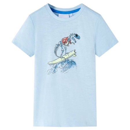 Hellblaues Kinder-T-Shirt 116 von , Kinder-T-Shirts - Ref: Foro24-12561, Preis: 8,00 €, Rabatt: %