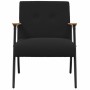 sillón Negro 59 x 75 x 78 cm Tejido parecido a lana rizada en Sillones | Comprar online en Foro24