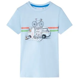 Hellblaues Kinder-T-Shirt 92 von , Kinder-T-Shirts - Ref: Foro24-12039, Preis: 8,32 €, Rabatt: %